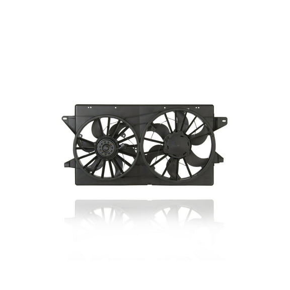 Dual Radiator and Condenser Fan Assembly - Cooling Direct Fit/For FO3115151 04-07 Ford Freestar 3.9L, 06-07 4.2L, 04-07 Mercury Monterey - Without Tow Package - 5F2Z8C607CB