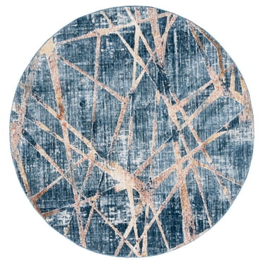 SAFAVIEH Olympia Collection OPA222N Blue / Navy Rug