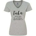 thumbnail image 3 of Inktastic Amazing Tuba Women's V-Neck T-Shirt, 3 of 5
