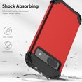 thumbnail image 3 of Case for Google Pixel 8A, Slim Dual Layer 3 in 1 Heavy Duty Protection Hybrid Hard PC Soft Silicone Rugged Bumper Anti Slip Full-Body Protective Cases For Google Pixel 8A, Red, 3 of 7