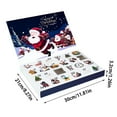 thumbnail image 2 of DIY Fillable Countdown Set Empty Advent Calendar Boxes for Christmas Holiday Party Decorations and 24 Day Xmas Countdown Tray, 2 of 6