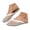 White, variant on Women's Mesh Mules Breathable Close Toe Slides Sandals Slip On Net Lightweight Ballet Flat for Casual Wear Black Size 8.5