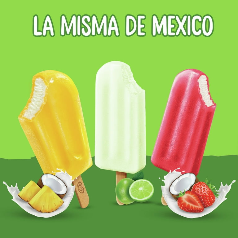 Holanda Solero Refreshing Lime Mexican Fruit Ice Pops Frozen