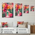thumbnail image 4 of Designart High Fashion Perfume Bottle Vase With Flowers II Canvas Wall Art, 4 of 5