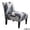 Gray, variant on SUNICOL Stretch Accent Chair Cover Printed Floral Slipper Chair Slipcover, Elastic Spandex Armless Chair Protector Cover for Living Room Bedroom Home Decor, Universal Fit