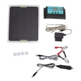 thumbnail image 2 of Rawiri 5W Panel Solar de Silicio Monocristalino 18V 50A Controlador de Carga MPPT Kit de Controlador de Panel Solar USB Dual para Carga al Aire Libre, 2 of 8