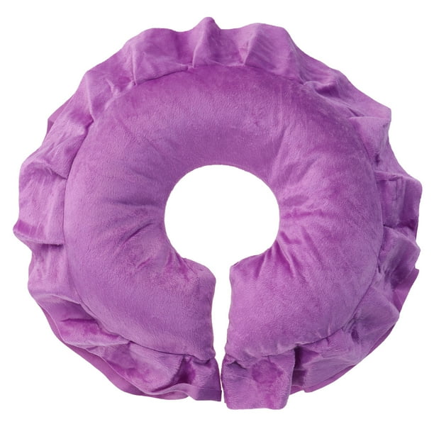 Masaje facial Dormir Acostado Almohada Almohadilla de algodón para salones de masaje de salones de belleza (púrpura)