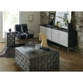 thumbnail image 3 of Bowery Hill Modern / Contemporary Fine Lines Wood Credenza in White, 3 of 7
