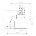 thumbnail image 4 of VONKY Régulateur de Pression Régulateur 0280160575 Régulateur de Pression Compatible avec 95-06 A4 A6 A8 Régulateur 1 Ensemble, 4 of 6