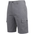 thumbnail image 3 of Men's Cotton Flex Stretch Cargo Shorts w/o Belt (3-Pack), 3 of 4