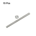 thumbnail image 3 of Unique Bargains 15Pack M8 x 200mm Fully Threaded Rod w 15Pack Hex Nuts, 1.25mm Pitch 304 Stainless Steel Right Hand Threaded Rod, 3 of 4
