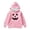 Pink, variant on Toddler Kids Boys Girls Jack O Lantern Graphic Hoodie Pumpkin Face Print Long Sleeve Hooded Classic Fit Casual Halloween Pullover Top 9-10 Years