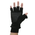 thumbnail image 5 of Women Men Thicken Driving Cycling Warm Convertible Touch Screen Gloves Sport Mittens Fingerless Gloves COFFEE L, 5 of 8