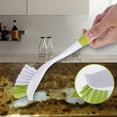 thumbnail image 4 of Boreal Craft Scrub Brush For Dishes Kitchen Bathroom Cleaning With Stiff Dishwasher Sponge Container Dish Cleaning Sponge on Stick, 4 of 7