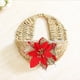thumbnail image 5 of 24 Uds flores artificiales de nochebuena JAMW adornos navideños con clips y tallos 5,5 pulgadas, 5 of 5
