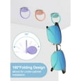 thumbnail image 3 of 12 PCS Colorful Sunglasses Holder Wall Hanging Glasses Organizer - Space Saving Sunglasses Rack and Eye Glass Holder Stand, 3 of 14