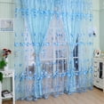 thumbnail image 4 of CUTELOVE Fashion Window Door Scarf Drapes Tulip Sheer Curtain Beads Tassel Valances, 4 of 5