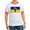 Red/White, variant on CafePress - Glory To Ukraine T Shirt - 100% Cotton Ringed T-Shirt