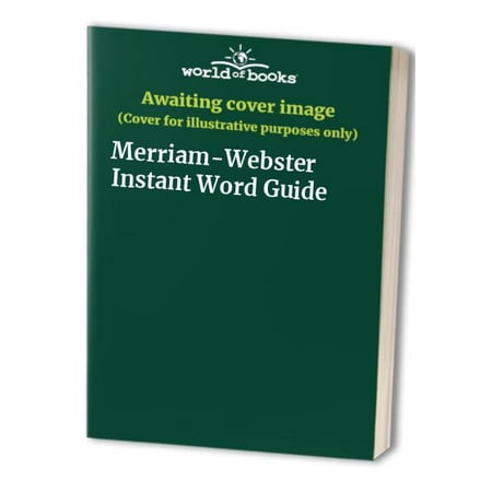 Websters Instant Word Guide [Hardcover - Used]
