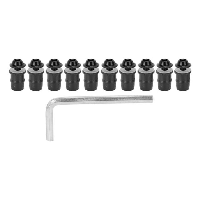 Windshield Screw Kit, Aluminum Fairing Screen Rubber For Motorcycle Red,Black,Golden