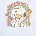 thumbnail image 3 of Peanuts - Retro Flower Rainbow - Toddler And Youth Short Sleeve Graphic T-Shirt, 3 of 6