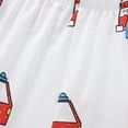 thumbnail image 4 of SonxaHe Outfits for Toddler Boy Cartoon Car Short Sleeve Sleepwear Tops Shorts Kids Summer Soft Nightwear Outfit Set White,Size 2-3 Y, 4 of 6