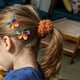 thumbnail image 5 of 2 pinzas para el pelo con forma de mariposa, pasadores portátiles para el pelo liso. Satén Rojo Azul, 5 of 9