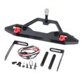 thumbnail image 1 of Parachoques trasero de metal perfecl con grilletes y 2 luces LED para coche Axial SCX10 90046, 1 of 9