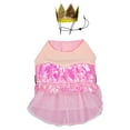 thumbnail image 4 of Vibrant Life Halloween Princess Costume for Dogs, Pink, M, 4 of 7
