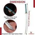 thumbnail image 5 of Armory Replicas Scarlet Edge Katana - Hand-Forged 1095 Carbon Steel Samurai Sword w/Gift Box, 5 of 7