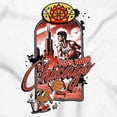 thumbnail image 2 of Retro Chicago Basketball Player Womens Slim Fit Graphic Tee Brisco Brands S, 2 of 5