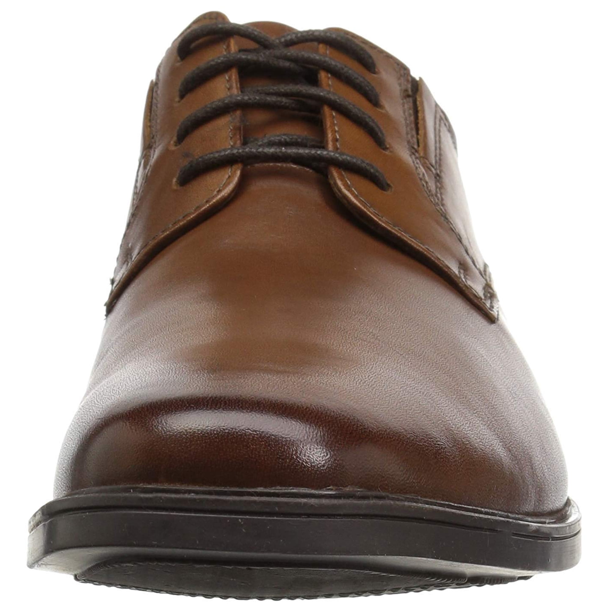 Clarks Men's Un Elott Lace Oxford - Leather/Nubuck, Memory Foam & OrthoLite Footbed, Comfort Casual Shoes