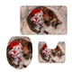 thumbnail image 3 of Juego de 3 Alfombrils de Baño - Alfombra de Baño Absorbente Antideslizante, Alfombrils de Baño de Felpa para Perfecto para Decoración Baoblaze Juego de alfombras de baño Nopslip, 3 of 6
