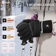 thumbnail image 5 of SAVIOR HEAT Heated Glove Liners for Men Women,Electric Battery Heated Gloves Rechargeable Thin Heated Work Gloves, 5 of 11