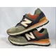 thumbnail image 2 of New Balance 574 Rugged Men Shoes Size 10 Lifestyle Olive Indigo Suede ML574DJA, 2 of 5