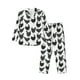 thumbnail image 1 of Balery Retro Rooster Pijama para Hombre de Dos Piezas con Manga Larga, Conjunto de Dormir y Descanso Suave con Bolsillos-Medium, 1 of 7