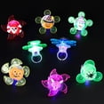 thumbnail image 4 of Black Sensory Fidget Toys Kids Fidget Spinners Anillo de dedo Juegos de baño de fiesta nocturna, 4 of 5