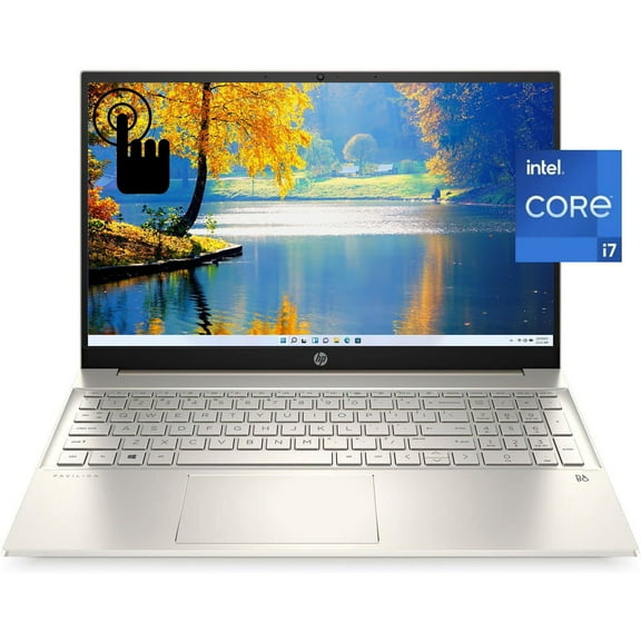 New HP Pavilion 15t-eg300 Laptop, 15.6" FHD Touchscreen,Intel Core i7-1355U,up to 5.0Ghz,16GB RAM,1TB SSD ,Backlit Keyboard ,Webcam, HDMI,Wifi 6,Bluetooth,Windows 11 Pro, Warm Gold