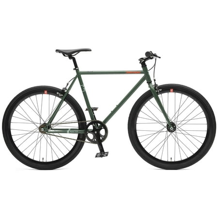 Retrospec Mantra V2 Urban Commuter Bike Hunter Green Fixed-gear/Single-speed 61cm, (Best Single Speed Commuter)