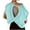 Light Blue, variant on Crop Tops For Women Sevevn Women's Casual And Fashionable Printed T-Shirt With Round Neck And Short Sleeved