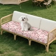 thumbnail image 4 of Xixirimido Couch Cushion Cover Non-Slip Sofa Cover with Elastic Bands Universal Armchair Cushion Slipcover Replacement Furniture Protector, Pink Butterfly Cherry Blossom, 4 of 8