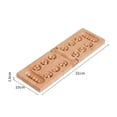 thumbnail image 4 of Classic Foldable Wooden Mancala Board Game Strategy Game Easy Store, 4 of 4