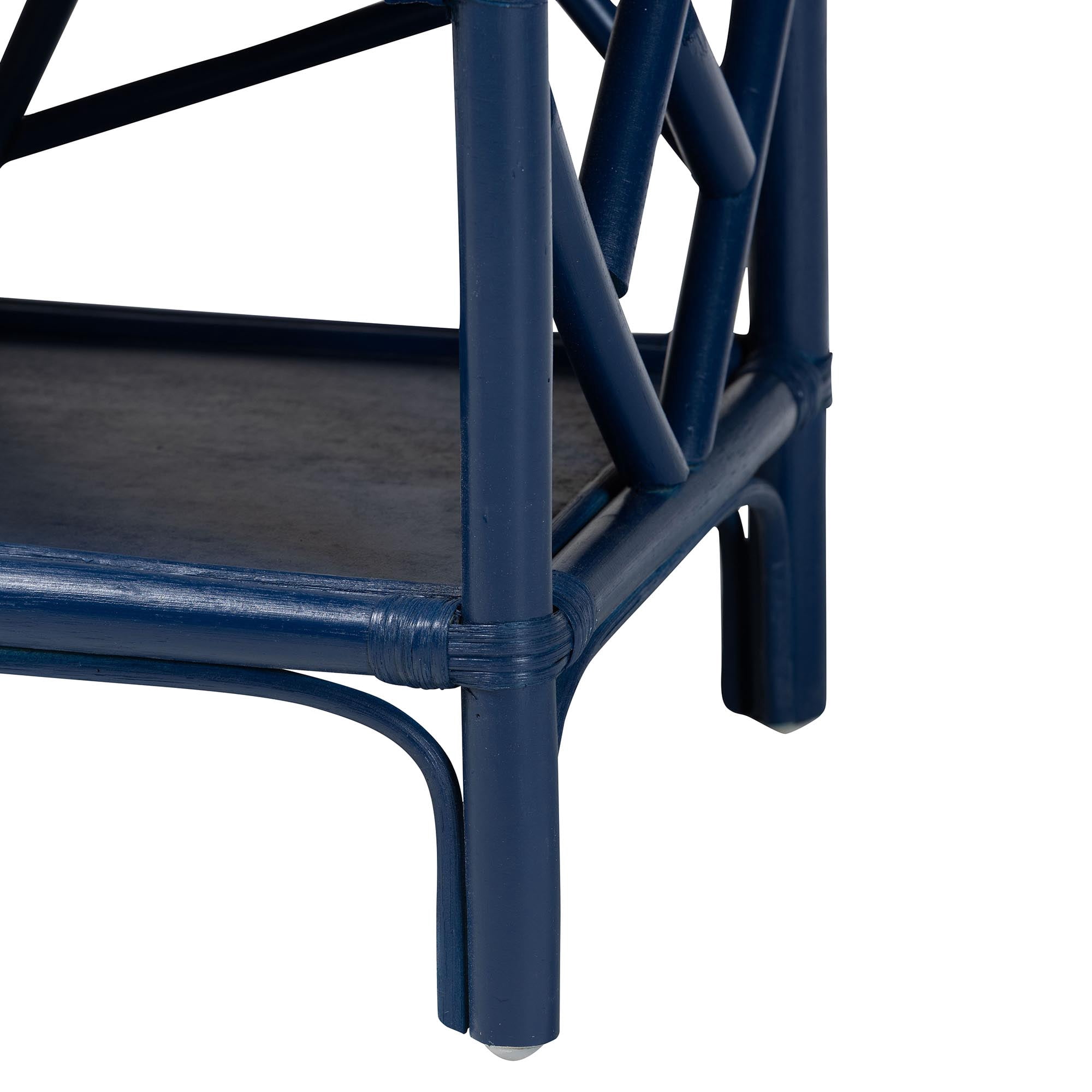 bali & pari Daina Coastal Nightstand, 1-Drawer, 22"W, Blue