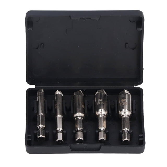 Screw Extractor Remove Set,5Pcs/Set Screw Extractor High Screw Extractor Remover Tool Screw Accessories Built for Professionals
