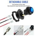 thumbnail image 4 of HLONK 12V 20A 3 Pin Toggle Rocker Switch with LED Light for Car Marine Boat Waterproof, 4 of 10