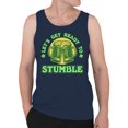 thumbnail image 2 of Lets Get Ready to Stumble Funny St. Patricks Day Beer Design Men's Tank Top, 2 of 3