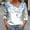 Blue, variant on Cuffed Funny T Shirts Botanical Rapper Graphic Tees V-Neck Long Sleeve Blouses
