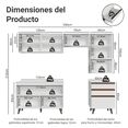 thumbnail image 3 of Cocina Integral Completa Modular Madesa Reims 250cm BB 08, 3 of 10