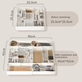 thumbnail image 5 of Tnobhg Telescopic Tableware Storage Box Classification Organization Expandable Large Capacity Multi Compartments Tableware Tray Fork Chopsticks Spoon Drawer Cutlery Organizer, 5 of 7