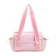 thumbnail image 3 of Bolsa de gimnasio, bolsa de viaje, moderna, con cierre de cremallera, resistente al agua, bolso de hombro Rosa, 3 of 8